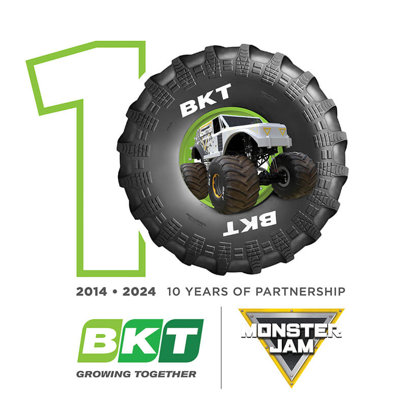 Dietro le quinte degli pneumatici BKT per Monster Jam: 10 anni di avventure e innovazioni 1